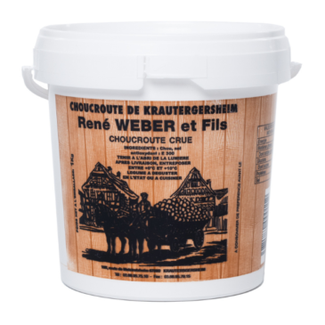 Choucroute crue en pot de 1 kg