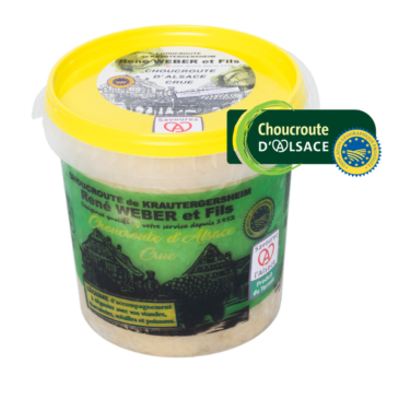 Choucroute d'Alsace IGP crue en seau de 1kg