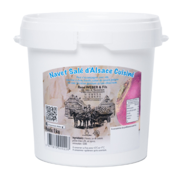 Navet salé d'Alsace cuisiné en seau de 1kg