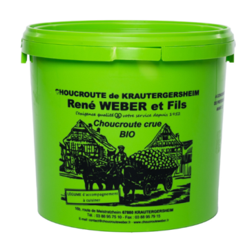 Choucroute crue BIO en seau de 10kg