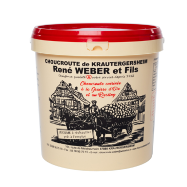 Choucroute cuisinée à la graisse d'oie, Riesling en seau de 11kg